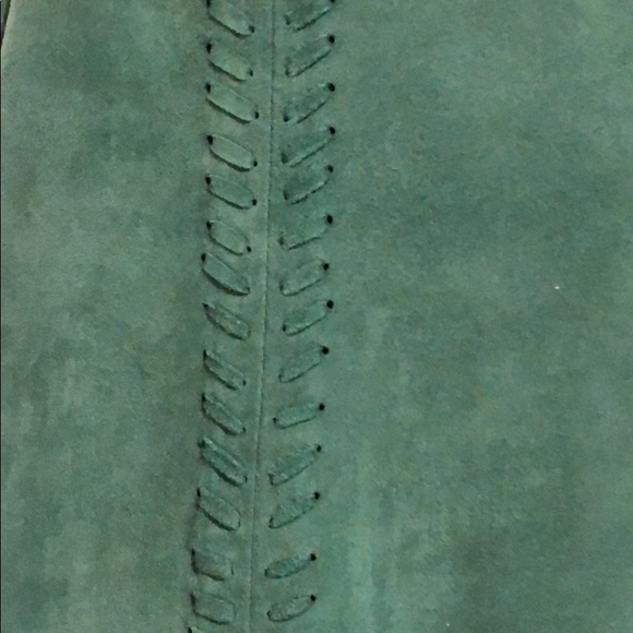 Gorgeous Free People green suede dress-🌟🌟 - Picture 5 of 7